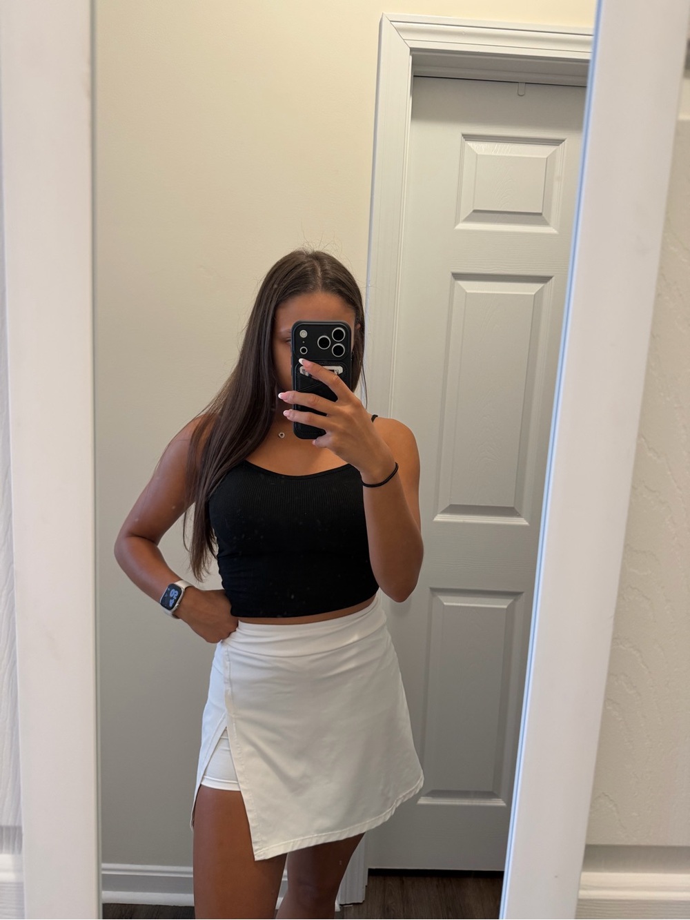 White Athletic Skirt